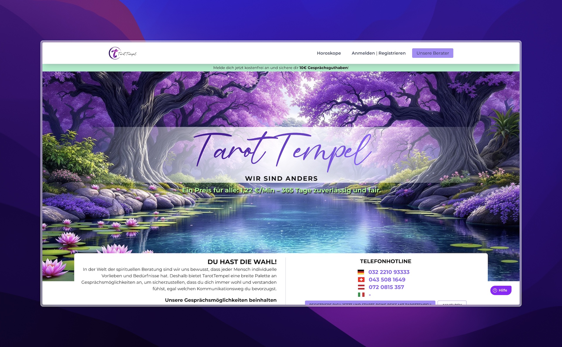 Tarot-Tempel im Test – Unsere Bewertung & Erfahrungen